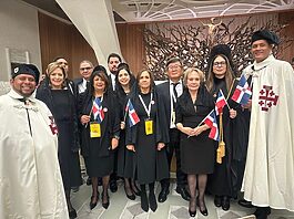 Destacada Participación Dominicana en el Jubileo de la Orden Ecuestre del Santo Sepulcro de Jerusalén en el Vaticano