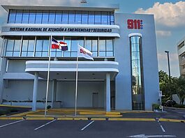 Incendio en establecimiento comercial del Distrito Nacional, Sistema 911 coordina asistencia