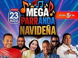 Mega Parranda Navideña llega este domingo a la explanada del Faro a Colón