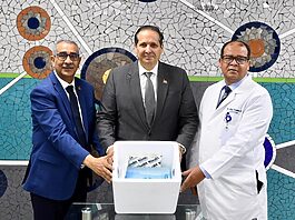 Ministerio de Salud y Alto Costo presentan programa de aplicación de medicamento para el tratamiento de Pie Diabético en el Marcelino Vélez