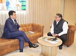 Miguel Calzada León sostiene encuentro con el ministro de Turismo David Collado en FITUR 2026
