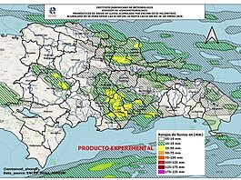 Vaguada provoca lluvias y ráfagas de viento en varias provincias del país