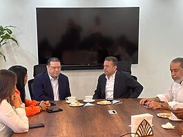 Ministro del MICM y director de Proindustria visitan Parque Industrial de La Vega