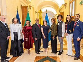 La Embajada de la República Dominicana en Italia, en colaboración con la Embajada dominicana ante la Santa Sede, y la Representación Permanente ante los Organismos Internacionales con sede en Roma, celebran el 182 aniversario de la Independencia Nacional
