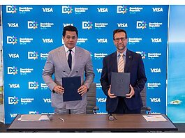 DAVID COLLADO FIRMA ACUERDO CON VISA INTERNACIONAL PARA FORTALCER LA PROMOCIÓN TURISTICA DE RD.