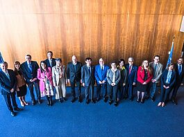 Embajador Pablo Valentín Rosario encabeza reunión entre GRULAC y la UPU para impulsar cooperación regional 2026-2029