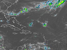 Indomet: Vaguada y onda tropical provocarán aguaceros, tormentas eléctricas y ráfagas de viento este martes