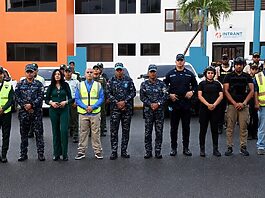 INTRANT y organismos de seguridad despliegan histórico operativo de fiscalización en paradas de motocicletas
