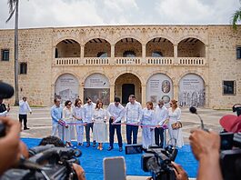 David Collado termina remozamiento Infraestructura del Alcazar de Colón e inicia iluminación ciudad colonial con dos mil lámparas.