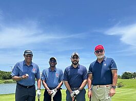 LIGA DE GOLF QUISQUEYA RECOCONOCE A OMAR CHAHIN LAMA