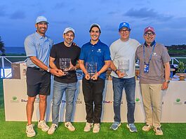 Golfistas profesionales y amateurs compiten en torneo Pro-Am durante la 9.ª edición del Corales Puntacana Championship PGA TOUR 2026