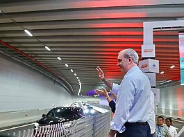 Presidente Abinader inaugura el túnel de la Plaza de la Bandera que cambia la salida hacia el Sur y redefine la movilidad del Gran Santo Domingo