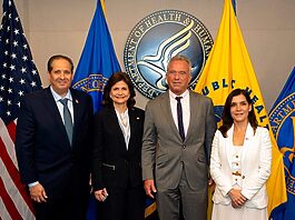 Vicepresidenta Peña y ministro Atallah fortalecen cooperación sanitaria con EE.UU. durante reunión con el secretario Robert F. Kennedy Jr.