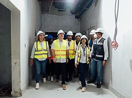 Ministro Jean Luis Rodríguez supervisa construcción del Hospital Traumatológico de San Cristóbal