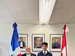 Embajada dominicana en Suiza impulsa formación de jóvenes con programa de pasantías