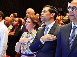 Raquel Peña y Roberto Ángel Salcedo inauguran la XXVIII Feria Internacional del Libro