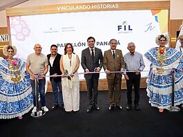Roberto Ángel Salcedoinaugura los pabellones de la FILSD 2026