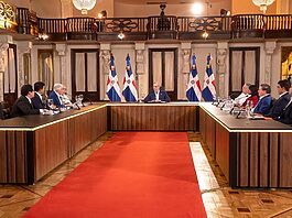 Presidente Abinader anuncia ampliación del Acueducto del Cibao Central y solución a la distribución de agua en Santo Domingo