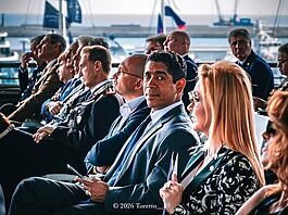 Adolfo Pineda, Cónsul General, encabeza la representación dominicana en el marco de la 66.ª edición del Salón Náutico Internacional de Génova
